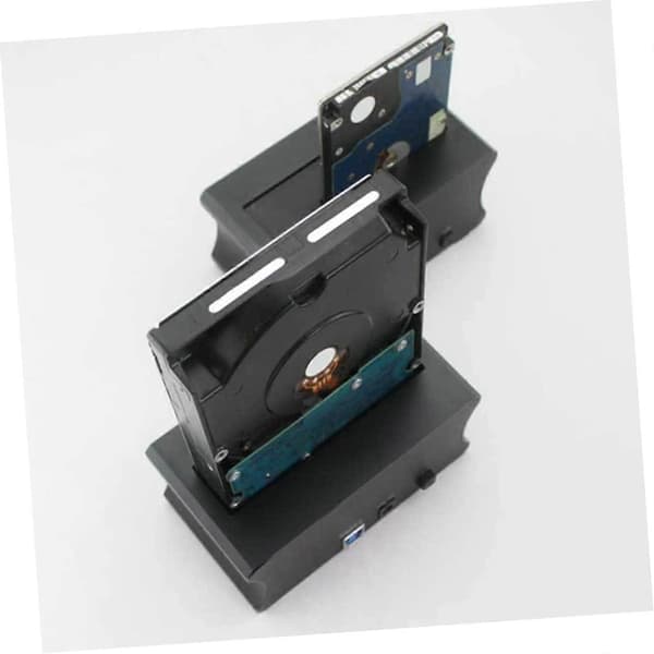 SSD-dockningsstation extern hårddiskdocka 2,5/3,5 tums SATA-enhetsfack USB 3.0-kompatibel