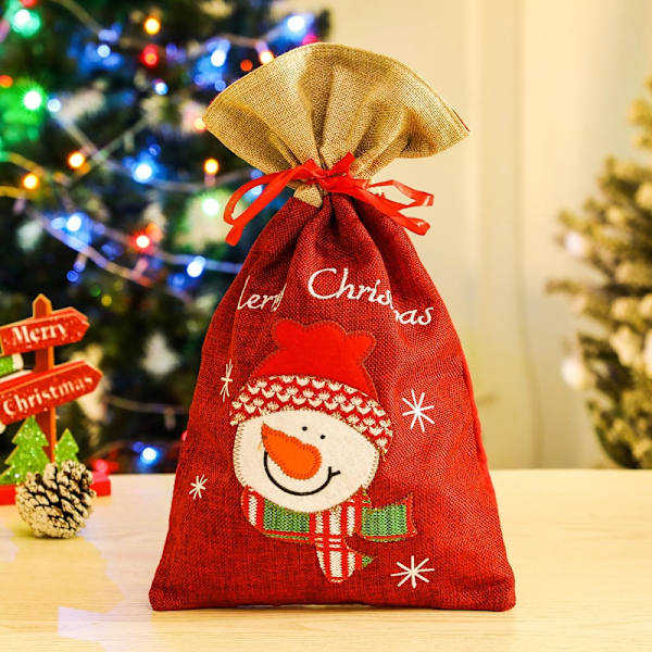 2-pack julklappspåsar, tomtepåsar