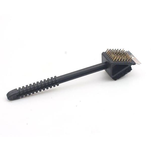 Grillbørste med skrape 36x7,2cm Svart