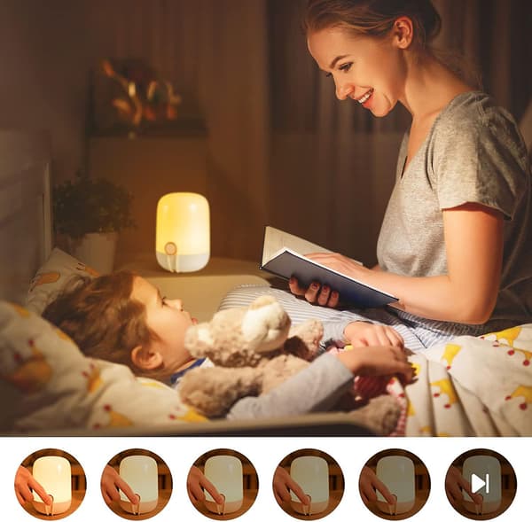 Natlys, LED Touch Natlys til amning og emballage, LED Touch