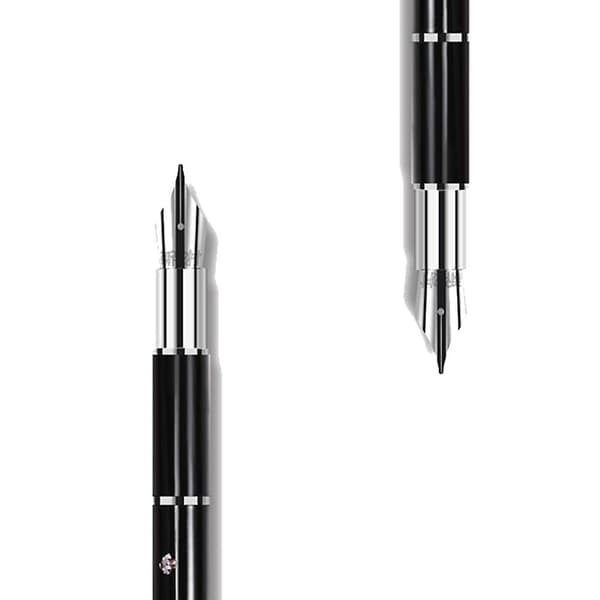 2 stk. Nail Art Pen Farvelægningspen - Sort Bar Penmake Up