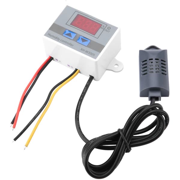 XH-W3005 Digital Hygrometer Switch Controller Fugtighedssensor 099% RH 220V