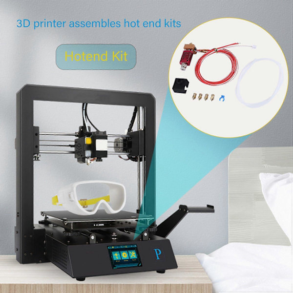 Ender 6 Hotend Samlet Hotend-sæt til Ender-6 3D-printer 3D-printerekstruder Samlet MK8 Hot End-sæt