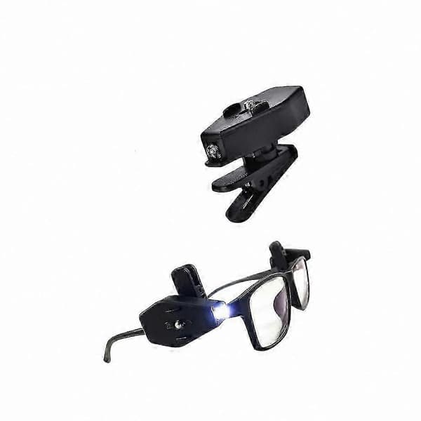 LED Læselampe til briller, fleksibel clip-on boglampe, universal mini lommelygte