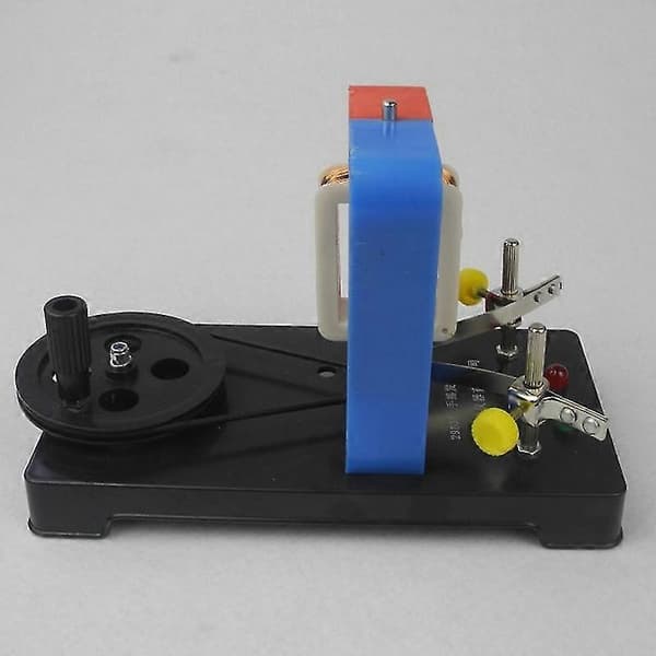 Gjør-det-selv håndgenerator AC-DC elektrisk generator eksperiment utdanning leker