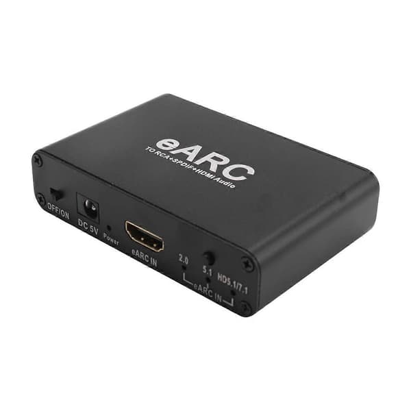 -Kompatibel EARC ARC Audio Extractor 192Khz Konverter EARC til Audio Extractor Adapter til DTS Atoms