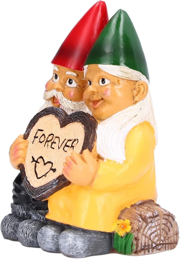 Akut Have Dværge Par Statue Ornament 1 set