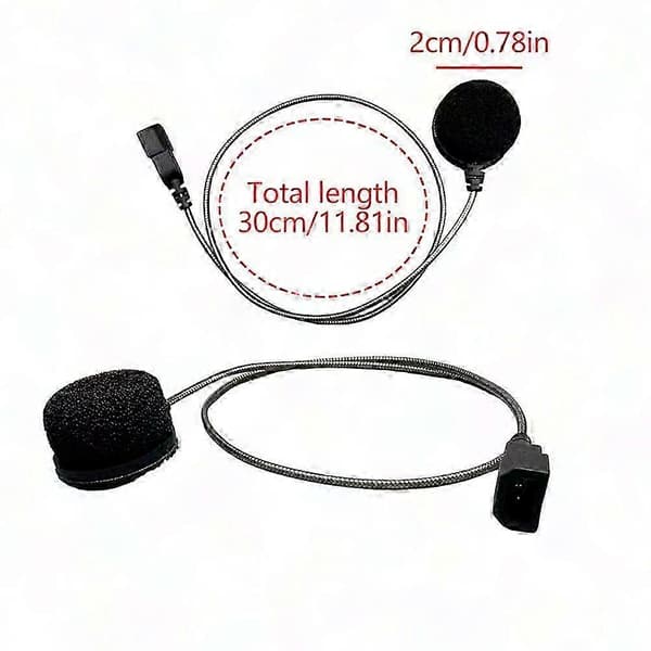 Cardo PACKTALK Edge Motorsykkel Bluetooth Intercom Mikrofon Myk Ledning