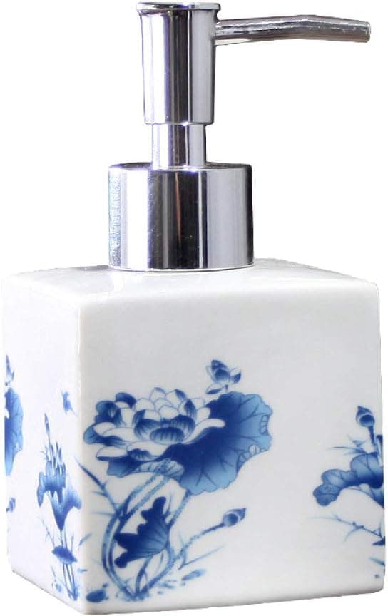 Keramisk emulsions sæbedispenser med pumpe White