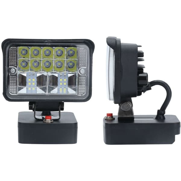 LED-projektør Superklare udendørslys med strobe til Bosch 18V BAT-serie lithiumbatteri