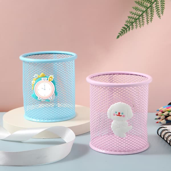 Kontor Organizer Makeup Børste Rund Beholder, Penneholder size:C