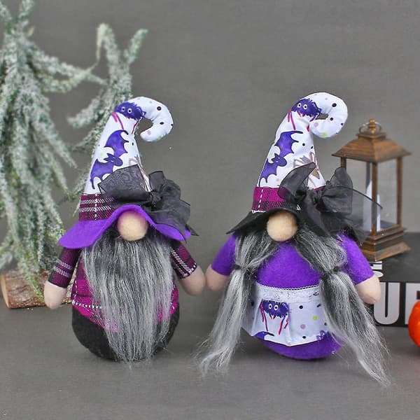 Halloween-dekorationer Häxa Tomte Docka Hänge Dekor Handsömnad Festlayouter