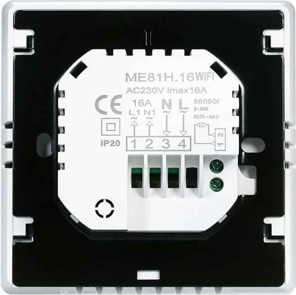 WiFi Smart Rumstermostat WiFi Elektrisk Golvvärme Termostat APP Kontroll Digital Temperaturregulator LCD Display Pekskärm Programmerbar