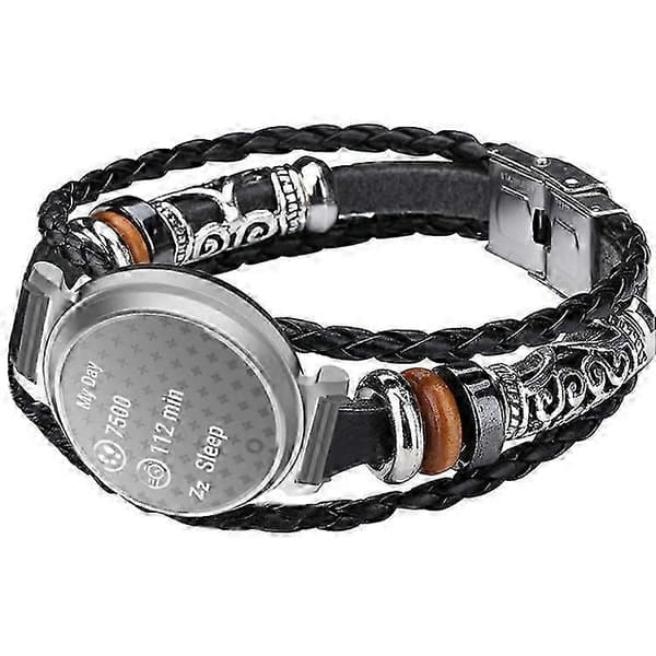 Garmin Lily 2-kompatibel håndleddsrem i lær og metall
