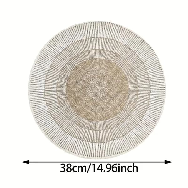 6 runde måltider i bohemstil 6PC