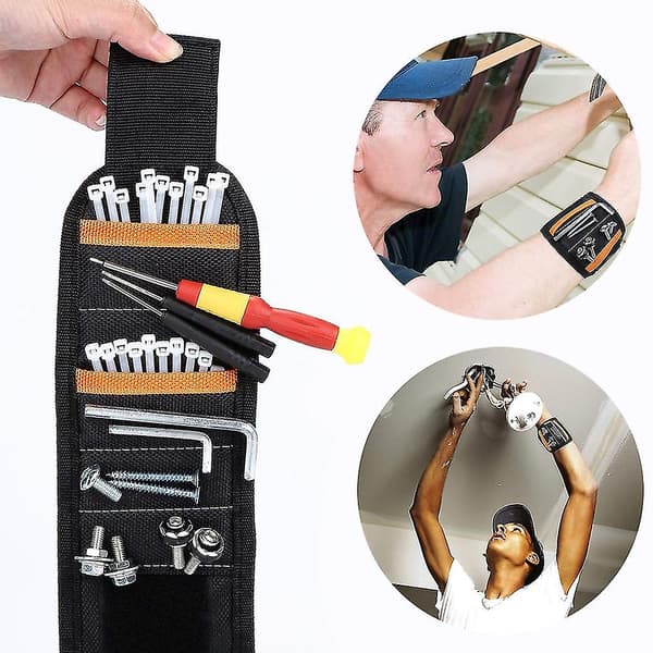 Magnetiskt armband, Werky Superstarka magneter Justerbart handledsband