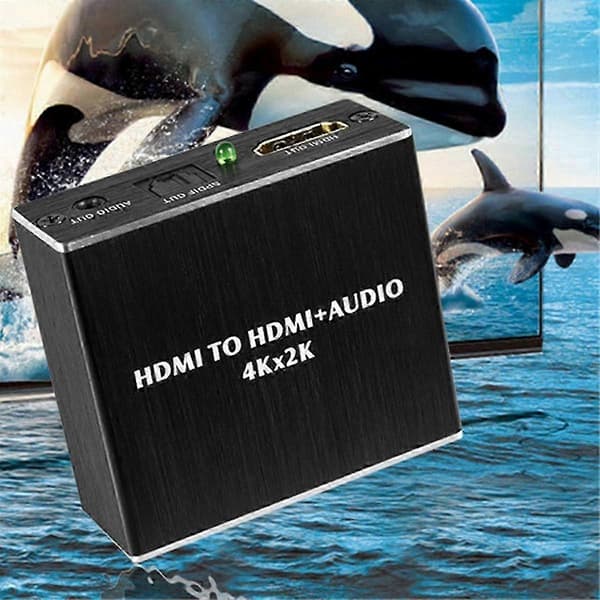 Digital o Konverter HDMI til SPDIF Optisk Stereo Ekstraktor Adapter 0701