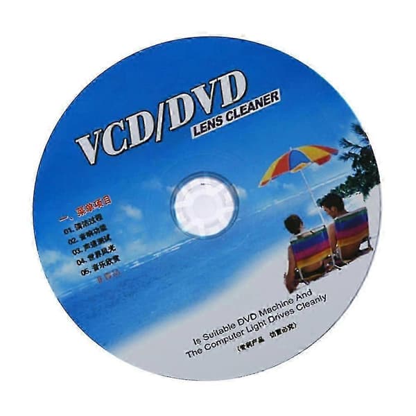 VCD DVD-afspiller Linserenser Støv Snavs Fjernelse Rensevæske Disk Gendan Kit-ZZY