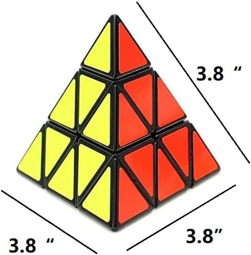 Musta taustatarra Pyramidikuutio - Lapsille ja aikuisille