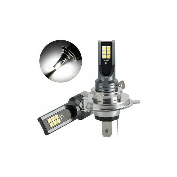 H4/9003 LED frontlyspærer, LED H4 bilfrontlyspærer, H4 bilfrontlys, lyse LED bilpærer, H4 LED frontlys DOPA
