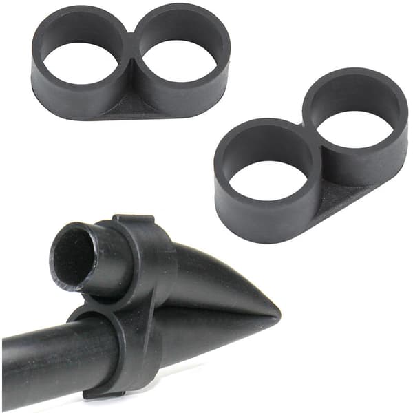 100 st droppbevattningsrörändpluggar trädgårdsbevattningstillbehör (20 mm)