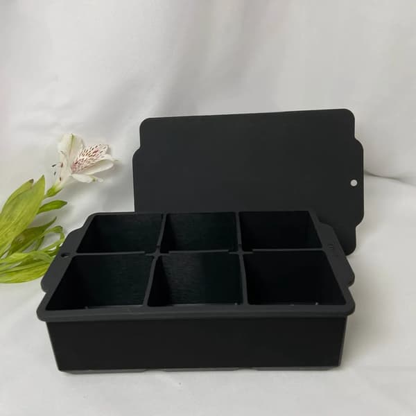 2x isterningebakke silikone 5 cm isboldform store isterningebakker