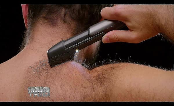 Microtouch Titanium Trim, Belyst Hårklippeværktøj og Kropsplejer