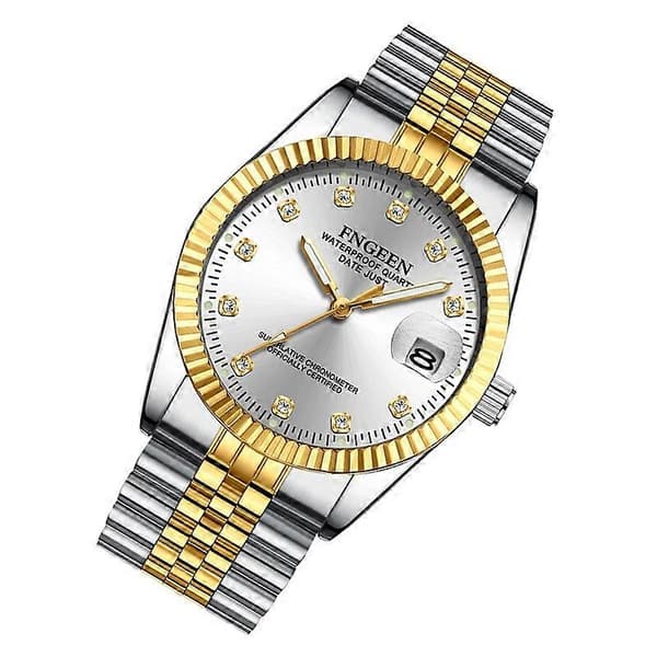 FNGEEN 7008 miesten kello color:Golden White Surface