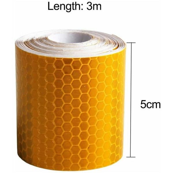 Reflextejp Säkerhetsreflextejp Varning Natt Synlighet med Bikake-pil 5cm x 3m