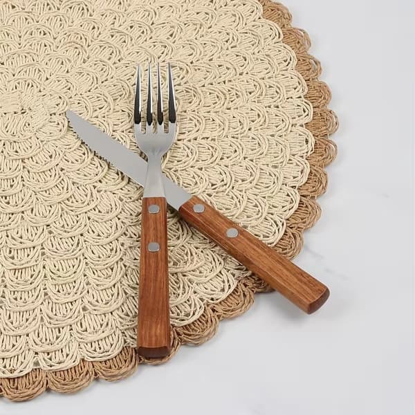 Neliosainen pyöreä 2D-painettuTabletti setti 4PC