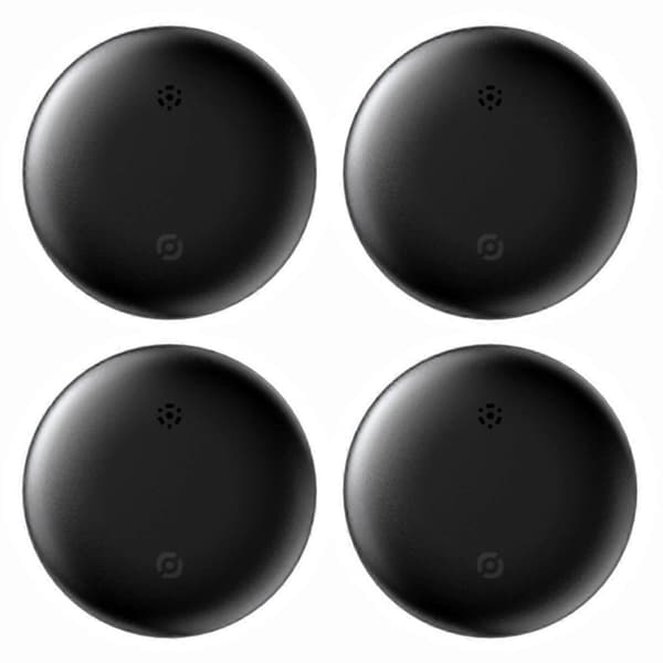 4 st GPS Tracker Nyckelhitta för IOS Svart