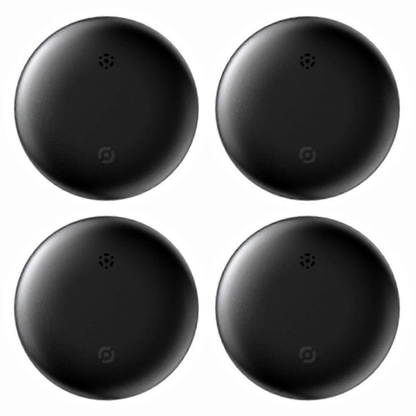 4 stk. GPS Tracker Nøglefinder til IOS Sort
