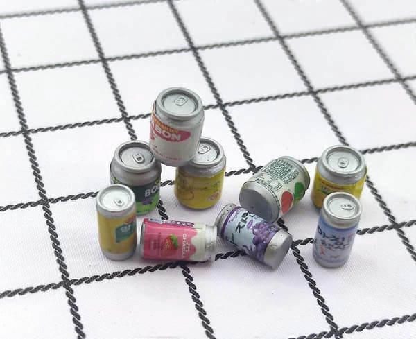 Miniatyr Dryckesflaskor Vinflaskor Dockhus Kakdekorationer Lekkök Spel Partyleksaker (Dryckesflaska)