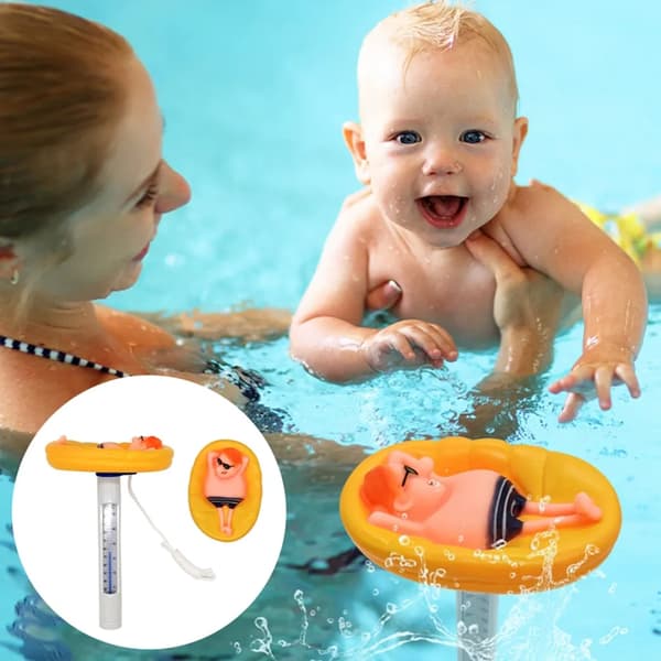 Pooltermometer termometer poolvattentermometer swimmingpool damm mätinstrument