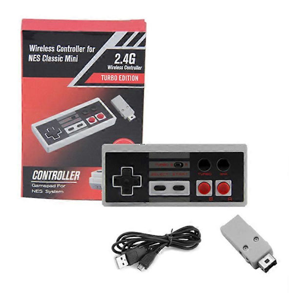 2,4 GHz trådløs controller joystick gamepad til NES Mini Classic Edition