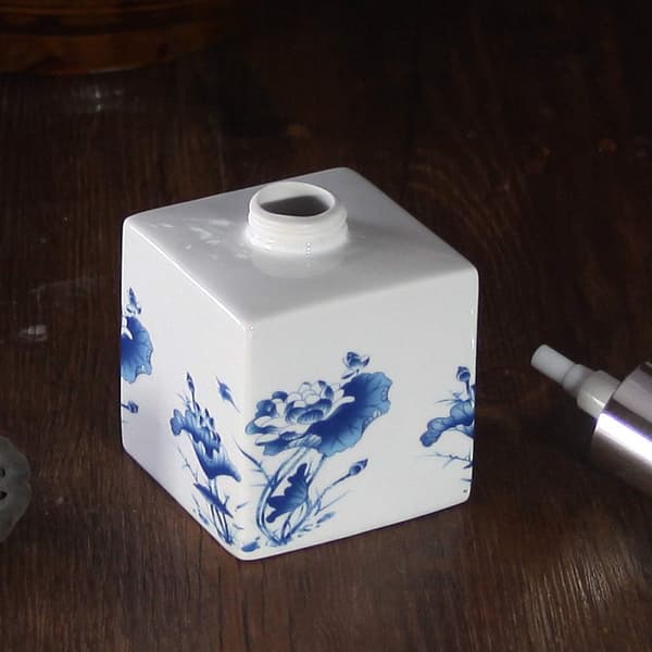 Keramisk emulsions sæbedispenser med pumpe White