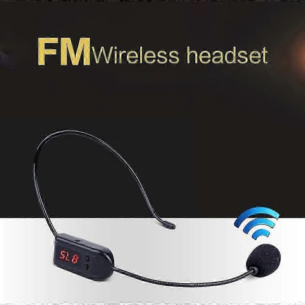 Professionelt Tour Guide Headset - FM Trådløs Mikrofon til Events