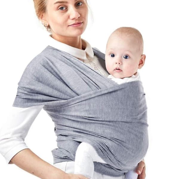 Bärsele, andningsbar bärsele unisex, ljusgrå