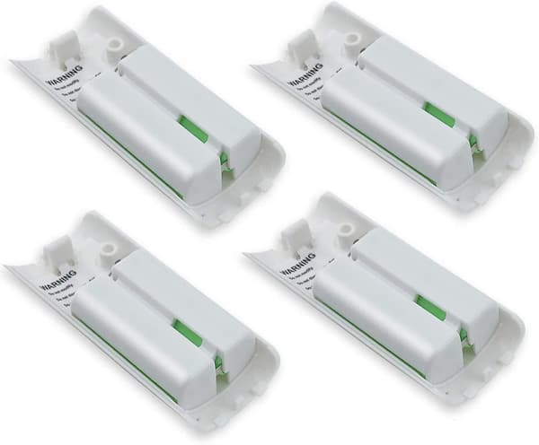 4-pak genopladelige batteripakker til Wii og Wii U Remote Controller 2800mAh
