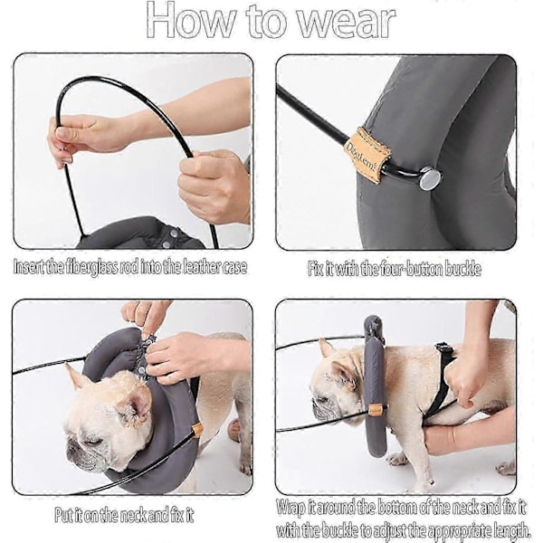 Halo-sele til blinde hunde size:S