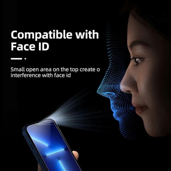 [3-pack] Skärmskydd i härdat glas, utformat för iPhone 13 Mini (5,4 tum), kompatibel med skal, ultraresistent