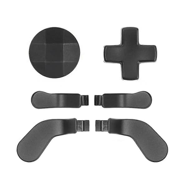 För Elite Series 2 6PCS Metal Controller Parts 4 Paddlar 2 D-Pad Spel Ersättnings Controller Komponent Set C