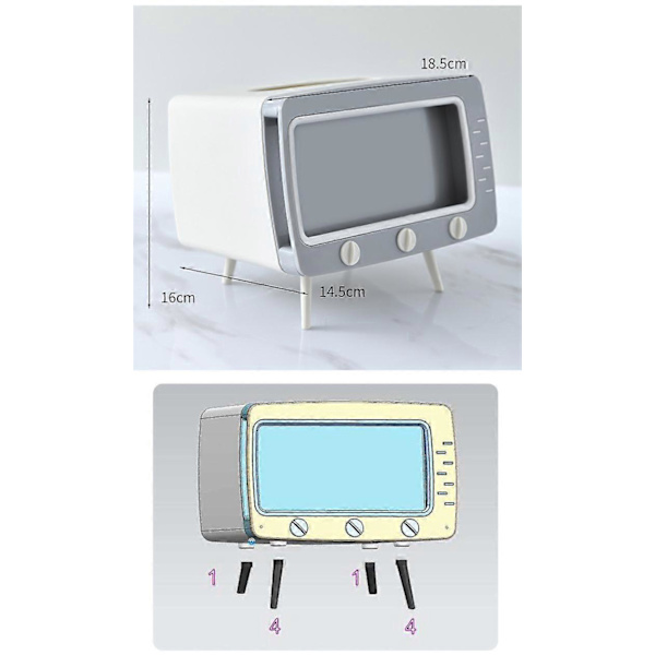 Servettfodral TV-formad