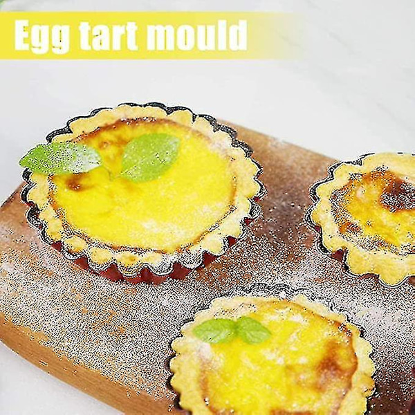 10-pack Tartformar, Mini Muffinsformar i Kolstål