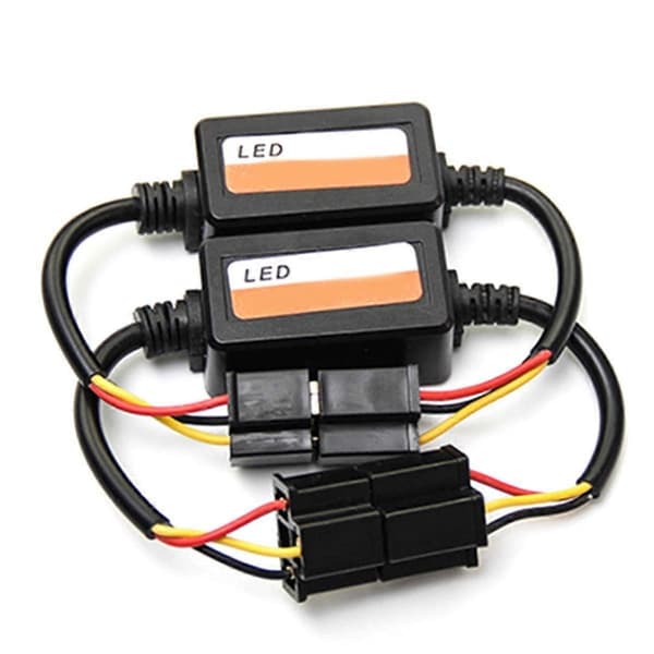2-pak H7 Automotive Load Resistor Fejl Eliminator LED Decoder Canbus Trådløs Lys Adapter