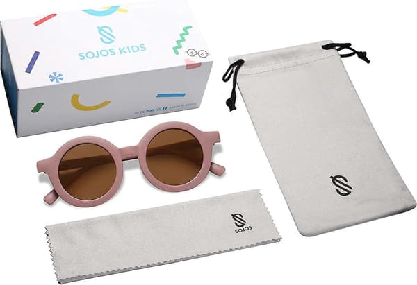 Søte runde polariserte solbriller for barn jenter gutter UV400 beskyttelse De Sol Gafas strandferie