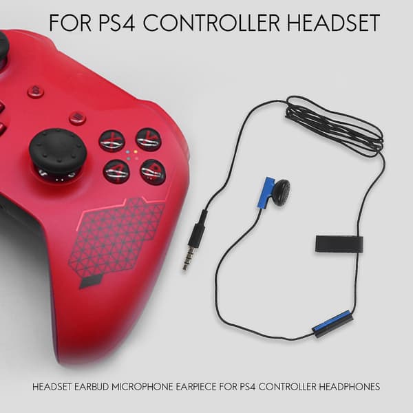 Headset Ørepropp Mikrofon Øreplugg For Ps4 Kontroller Hodetelefoner