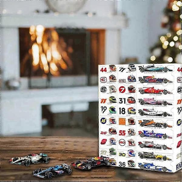 Adventskalender 2025 24 st F1 Racing Vacker Gåva