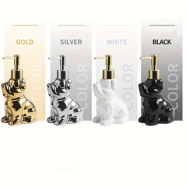 268 g Elegant og delikat hundeformet sæbedispenser 2pc