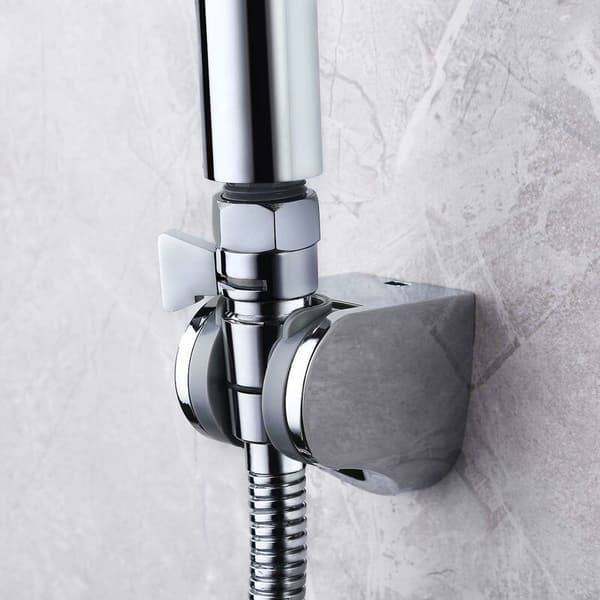 Messing bruseafspærringsventil med poleret krom metalhåndtag, K1140B3-CH